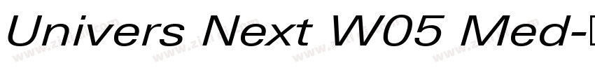 Univers Next W05 Med字体转换